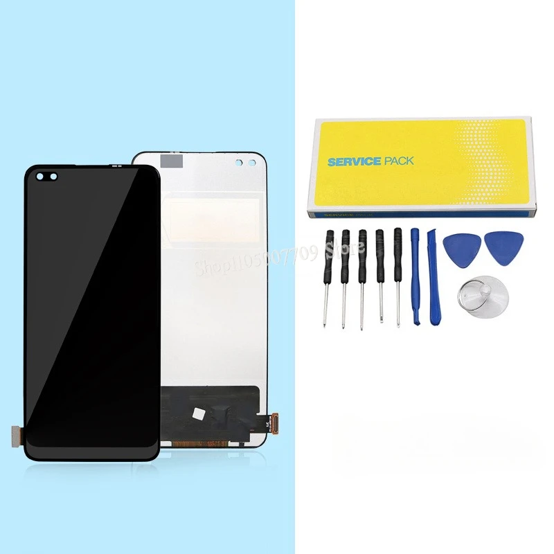 6.4'' For 1+NORD / 1+nord(AC2003) / 1+Nord(AC2001) / Realme X50P Pro 5G LCD Display Screen Touch Digitizer Assembly No Frame
