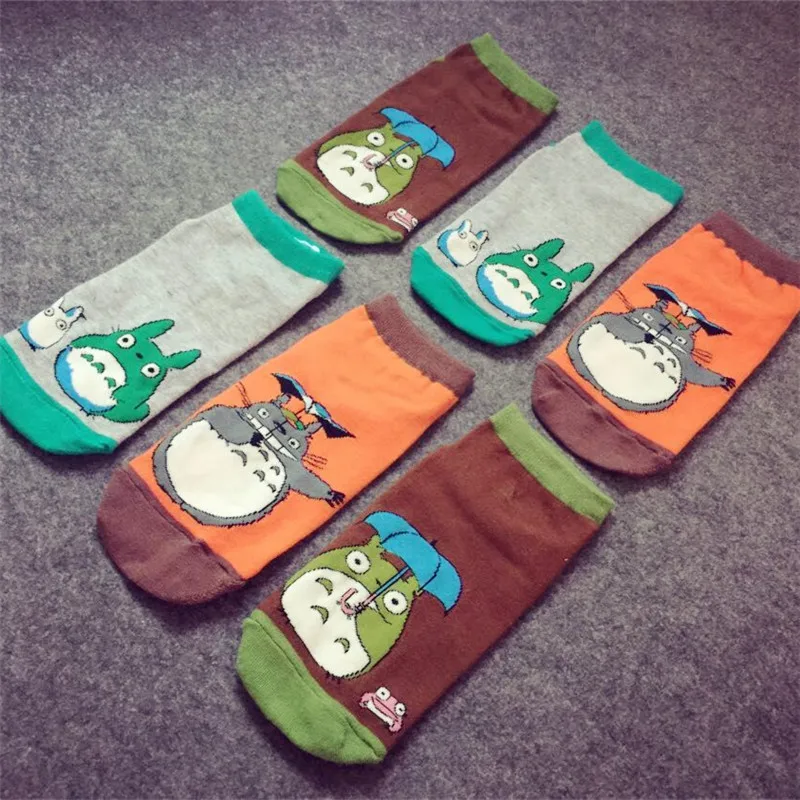 Anime Socks Big Cat Calcifer Cartoon Socks Spring Summer Students Wearing Accessory Half Transparent Cass Socks Women