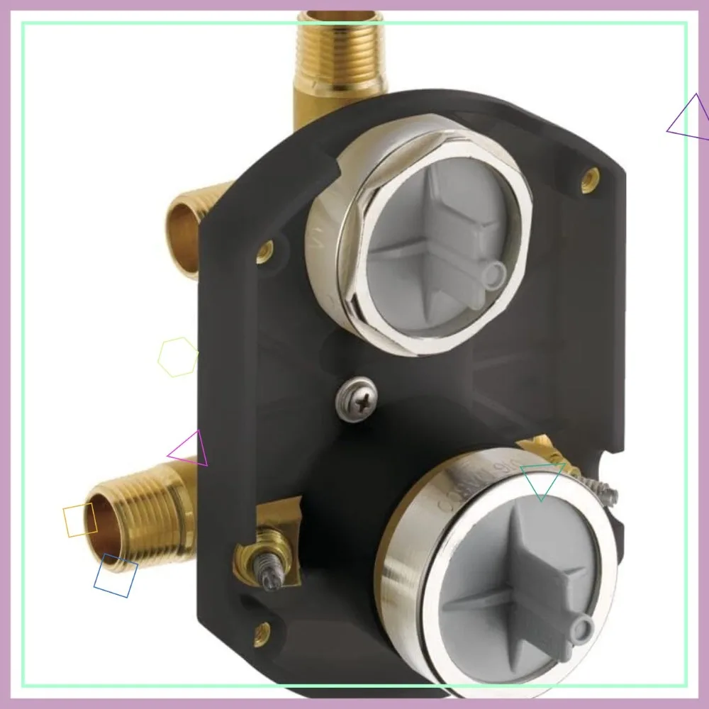 

Универсальный душевой клапан с 3/6-позиционным дивертером, латунная конструкция, включает в себя отвертку и стопоры