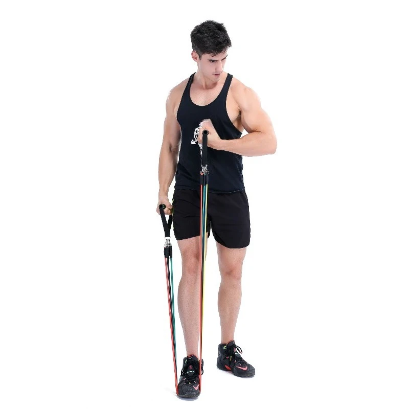 

Fitness rope elastic tube set, tension rope, fitness strength training set