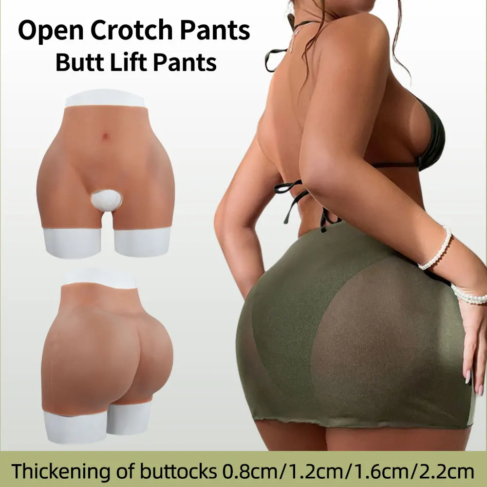 Silicone Sexy Fake Big Butts and Hips Shapewear Realistic Buttocks Enhancement Padded Panties for Woman Full Booty Cosplay