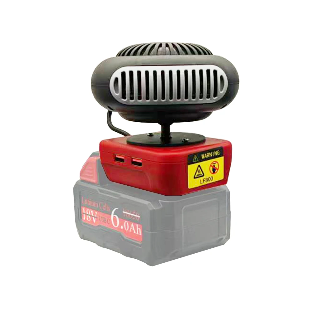 Tragbarer Li-Ionen-Akku, Lufterhitzer, Gebläse, Heizlüfter, heißer und kalter Wind, Dual-Modus für Makita, Bosch, für DeWalt, für Milwaukee – Detail 18