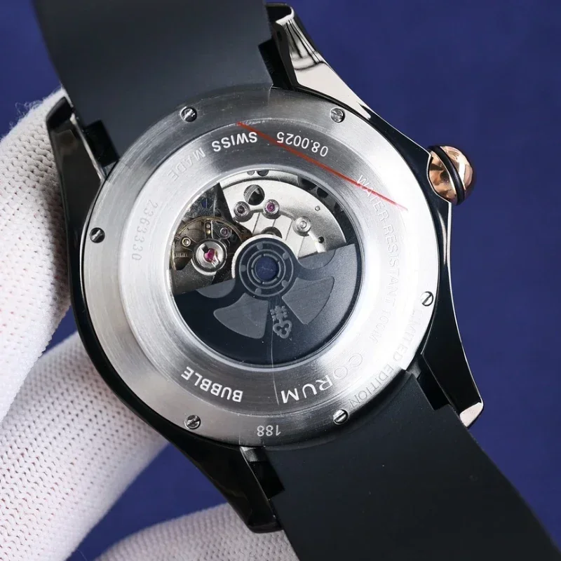 Bubble series 47mm floating tourbillon mechanical watch, fashionable and waterproof, whimsical and dark series clown