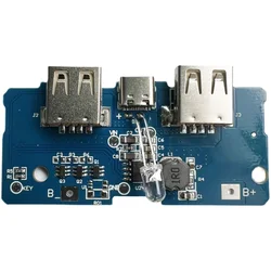 Dual USB Output 5V 2A Mobile Power Bank Charging Module 18650 Lithium Battery Charger Board With LED Indicator