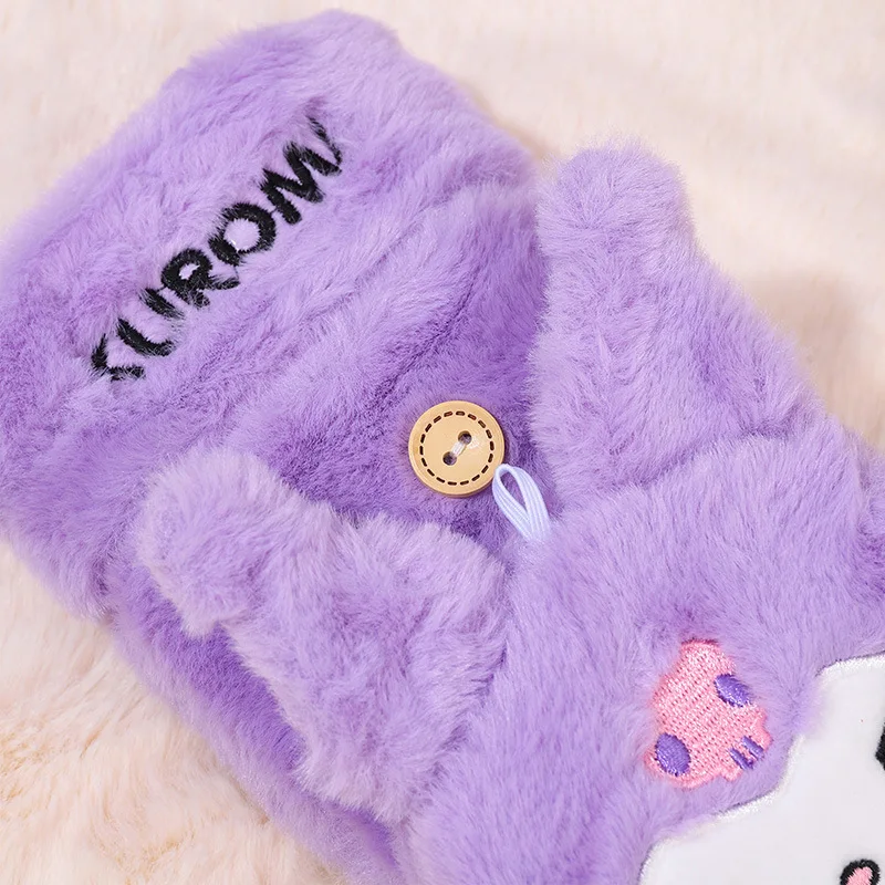 Sanrio Kuromi My Melody Warm Gloves Kawaii Anime Cinnamoroll Biker Women Windproof Winter Gloves Cartoon Cute Gloves Kid Gift