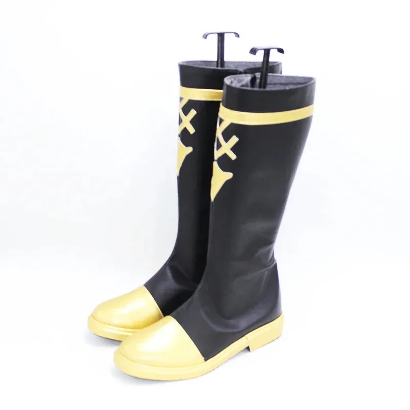 

2025 11, игровой ансамбль со звездами Сазанами Джун Саэгуса Ибара, обувь из искусственной кожи, карнавальные ботинки на Хэллоуин, реквизит для косплея, Cust