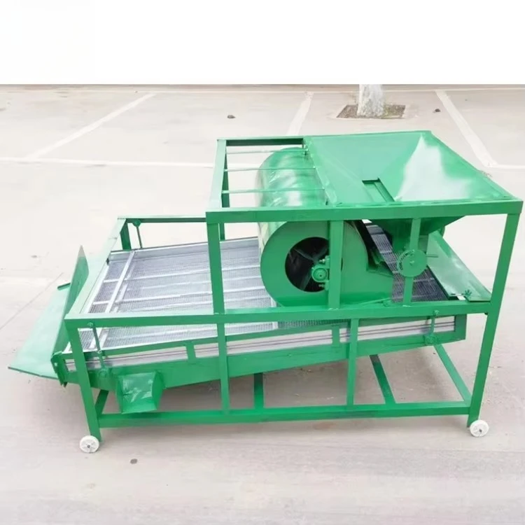 Vibration Impurity Removal Screening Machine for Wheat Seeds Small Air Screen Grain Seed Cleaner