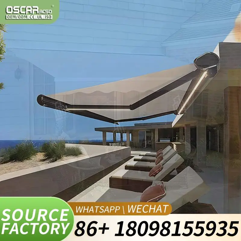 Electric Retractable PVC Roof for Padel Courts and Balconies: Multi Purpose Outdoor Shelter Ideal for Backyards Pool Areas and G
