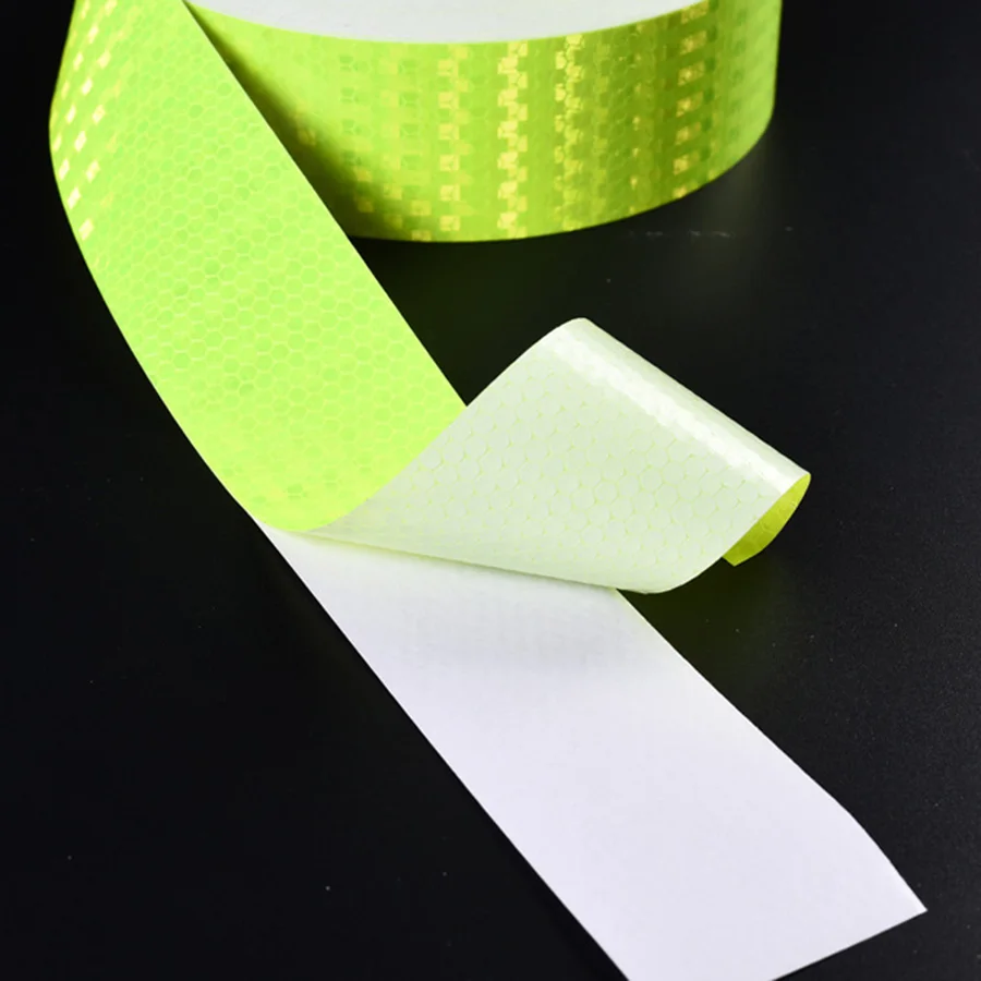 1Pc 3Meter Car Reflective Tape Auto Safety Warning Sticker Reflector Protective Tape Strip Film for Trucks Auto Motorcycle