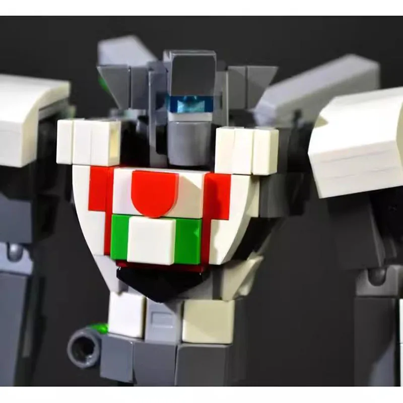 MOC Double Knife Robot 271PCS Desenho Eletrônico Bloco de Emenda Brinquedo Modelo
