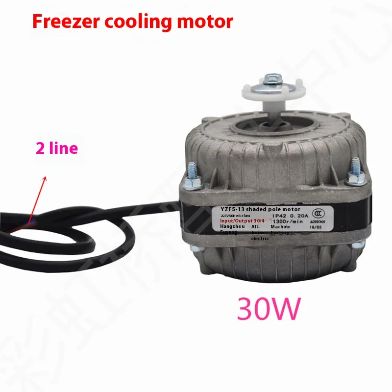 30w envio de produtos genuínos geladeira freezer ventilador de refrigeração motor condensador pólo sombreado assíncrono