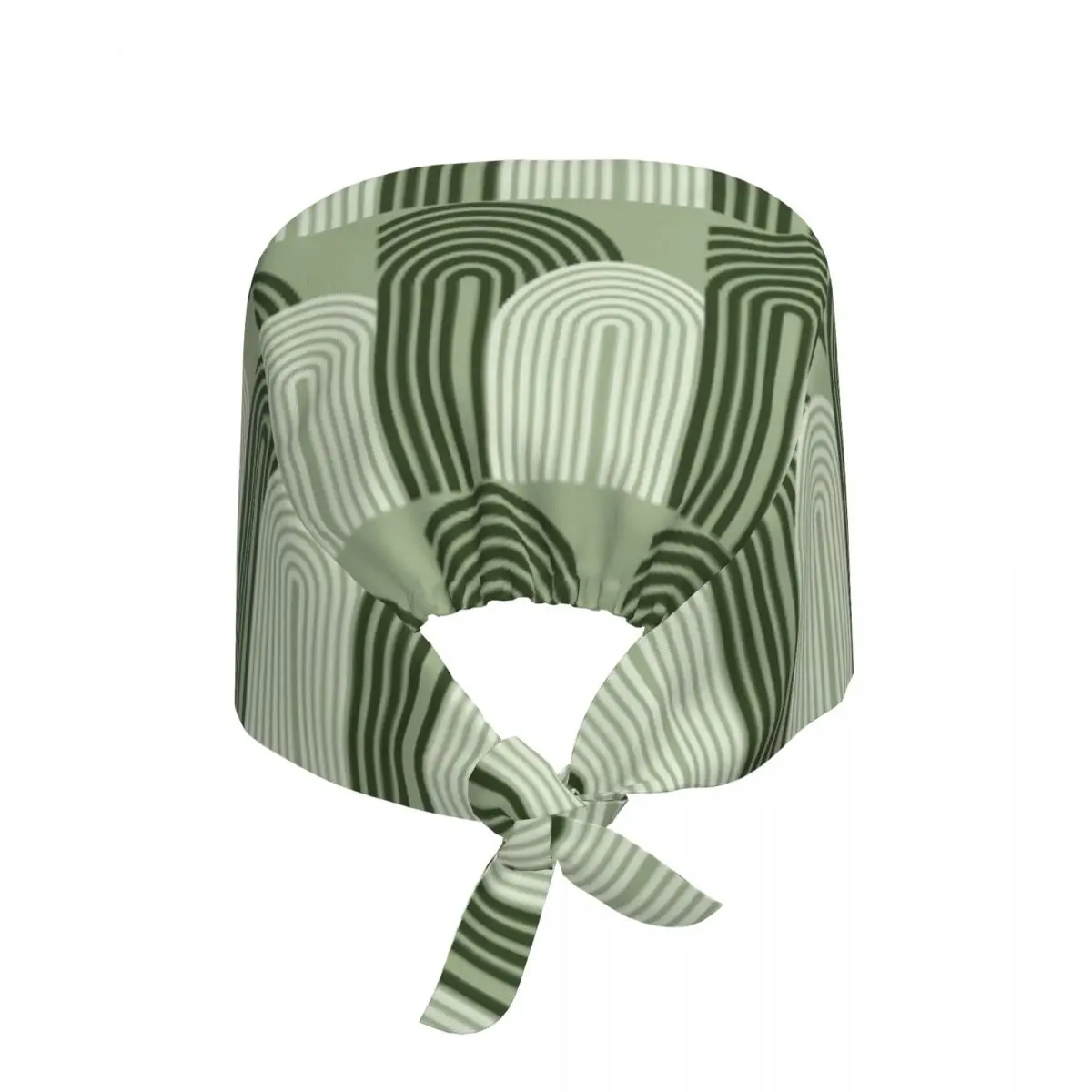 Custom Sage Green Arch Rainbow Medical Staff Scrubs Hat Women Men For Chef Hat Scrub Caps