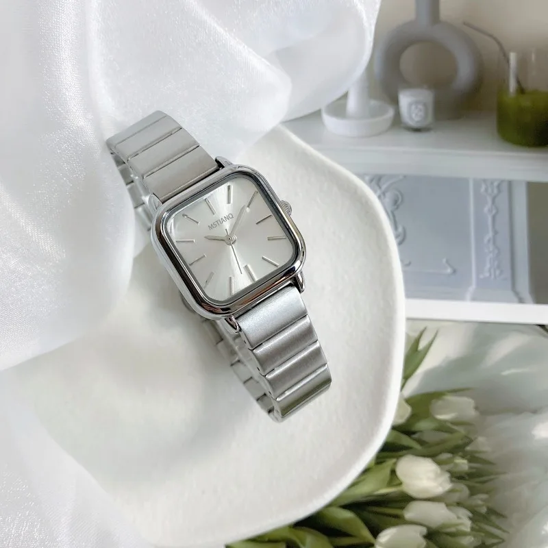 Ladies Watch Ins College Fengsen Department High Value Junior High School Student Square Quartz Watch