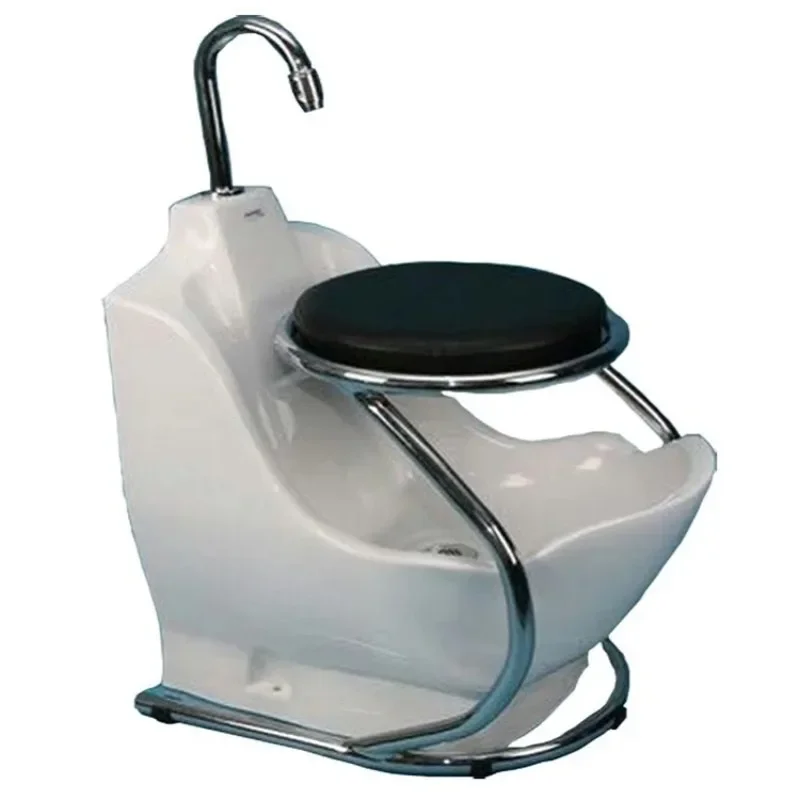 Clean Ceramic Portable Foot Washer With Chair Tab High Quality