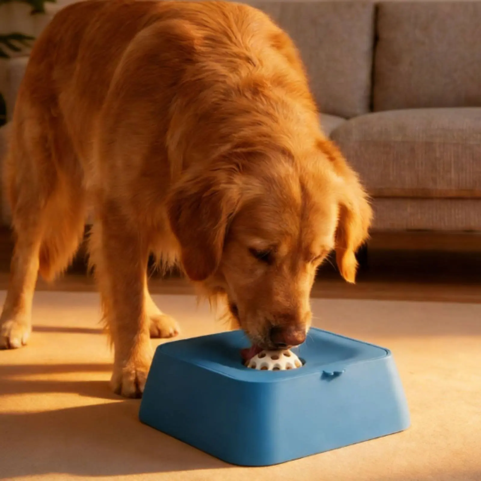 

Slow Bowl Licking Bowl Choking Avoidance Leak-Resistant Pet Drinking Bowl Cognitive Enrichment