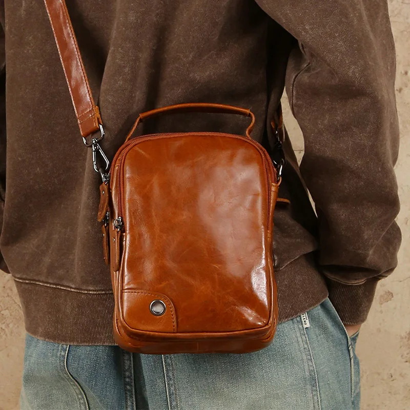 mini-crossbody-bag-men-multi-layer-zipper-compartments-top-handle-detachable-adjustable-shoulder-strap-compact-small-sling-purse