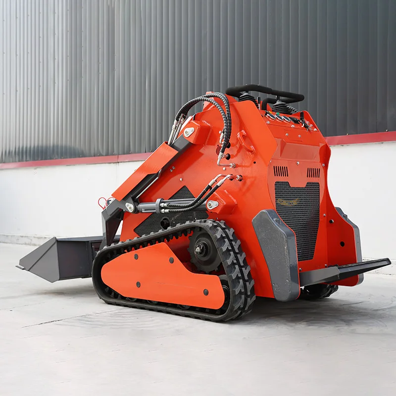 Free Shipping ASV Heavy Duty Crawler Loader Skid Steer Loader Backhoe Mini Loader Powered 0.4CBM Bucket Capacity High