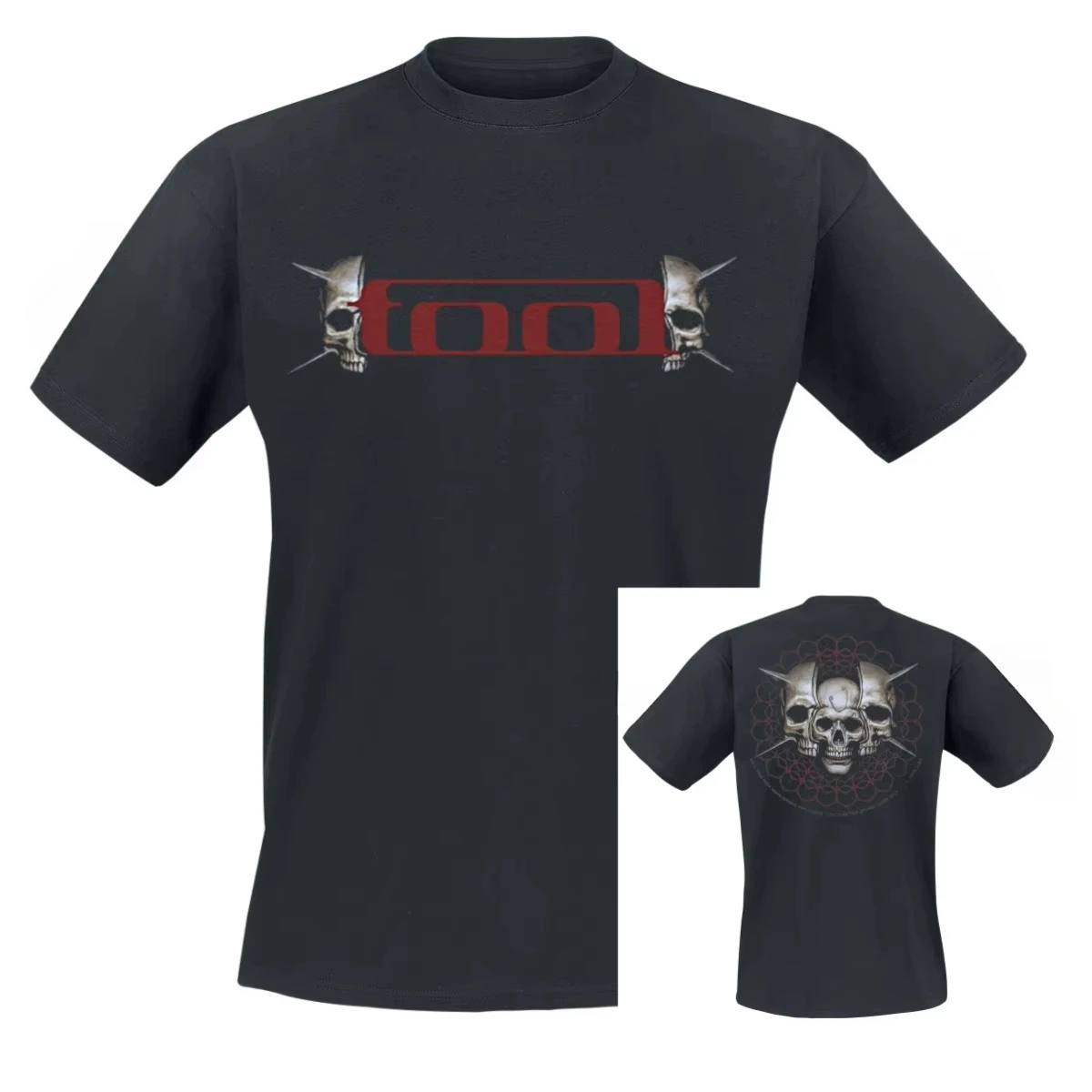 Nerve Ending Tool Band T-Shirt Cotton Graphic Tee Men Women Summer Streetwear