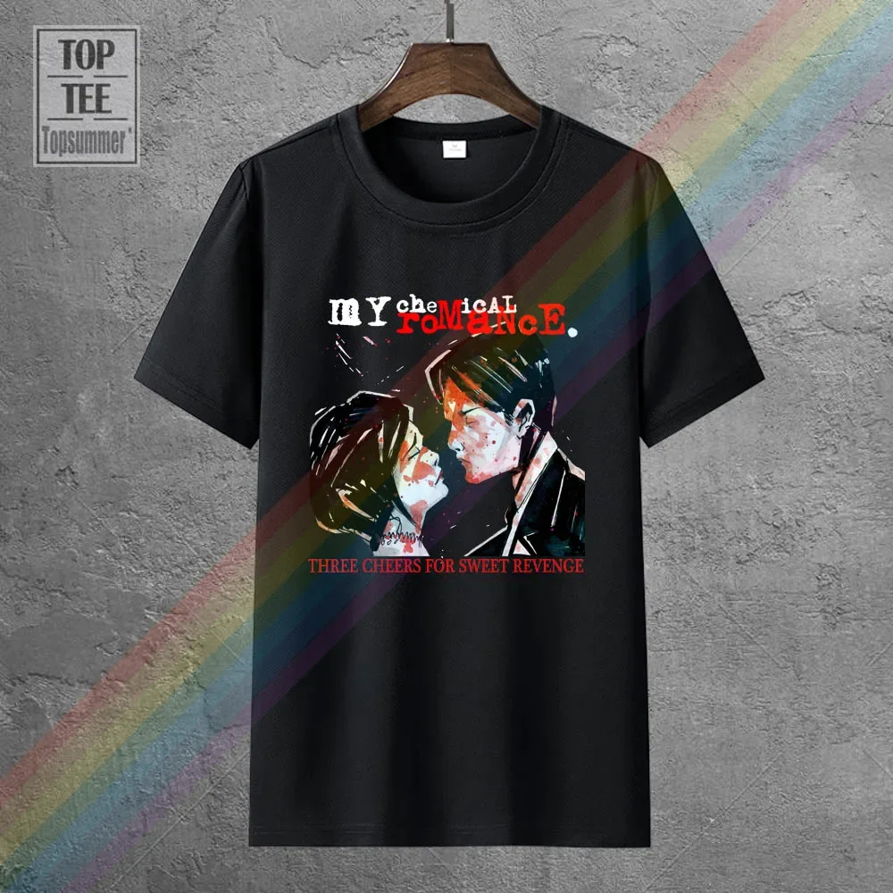 My Chemical Romance Three Cheers For Sweet Revenge T Shirt Hippie Goth T Shirts Retro Gothic Tshirts Emo Punk Tee-Shirt