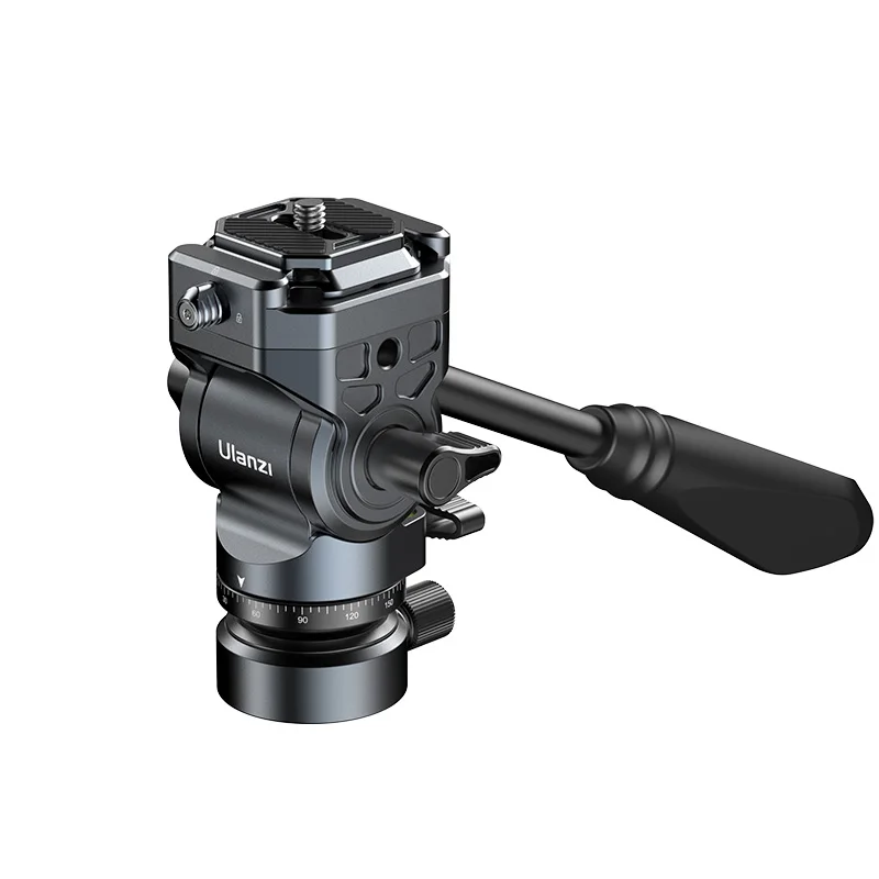 Ulanzi EH12 F38-AIR Gimbal Head Quick Release Fluid Video 360° Panoramic Gimbal Head Detachable Handle for Tripod Shooting