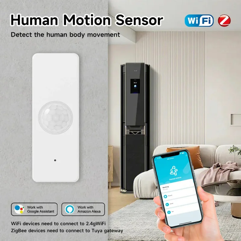 TUYA WIFI/ZigBee Human Motion Detection Sensor PIR Infrared Sensing Movement