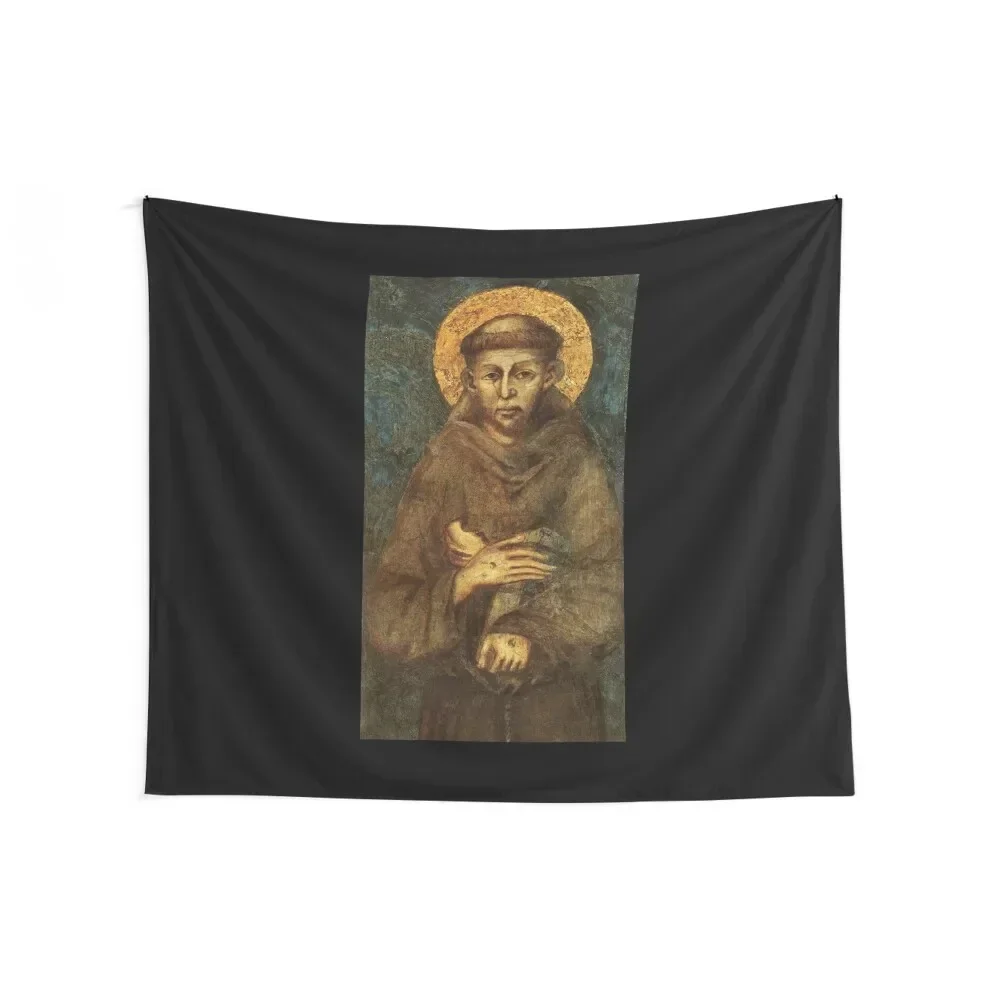 Saint Francis of Assisi Tapestry Cute Room Things Aesthetic Room Decor Carpet On The Wall Aesthetic Room Decor Korean Tapestry