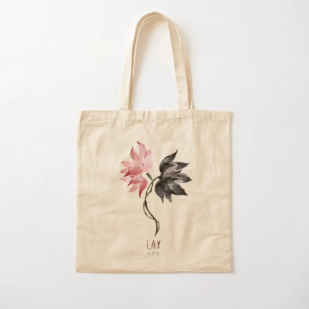 LayZhangYixing Lit Lotus Tote Bag