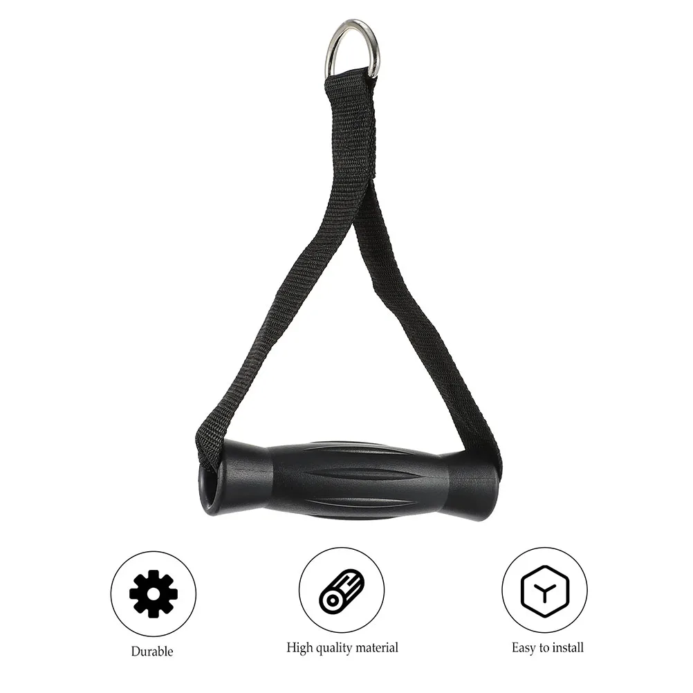 

2pcs Women Fitness Equipment Handles Home Resistance Band Grip Cable Machine Attachment Non-Slip Durable Training Handle For
