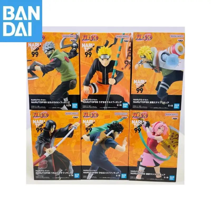 

Genuine Bandai Banpresto Naruto Namikaze Minato Naru Top 99 Uchiha Itachi Haruno Sakura Uchiha Shisui Figure Model Toy Gift PVC