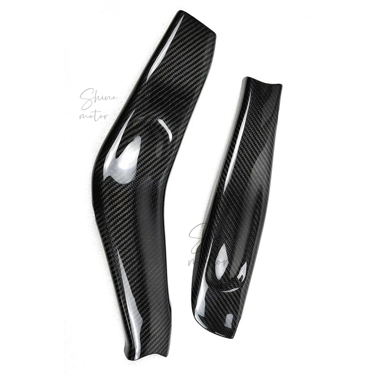 Real Carbon Fiber Motorcycle Swingarm Covers Protectors Fairings For Kawasaki Ninja ZX25R ZX4R ZX4RR 2020-2024