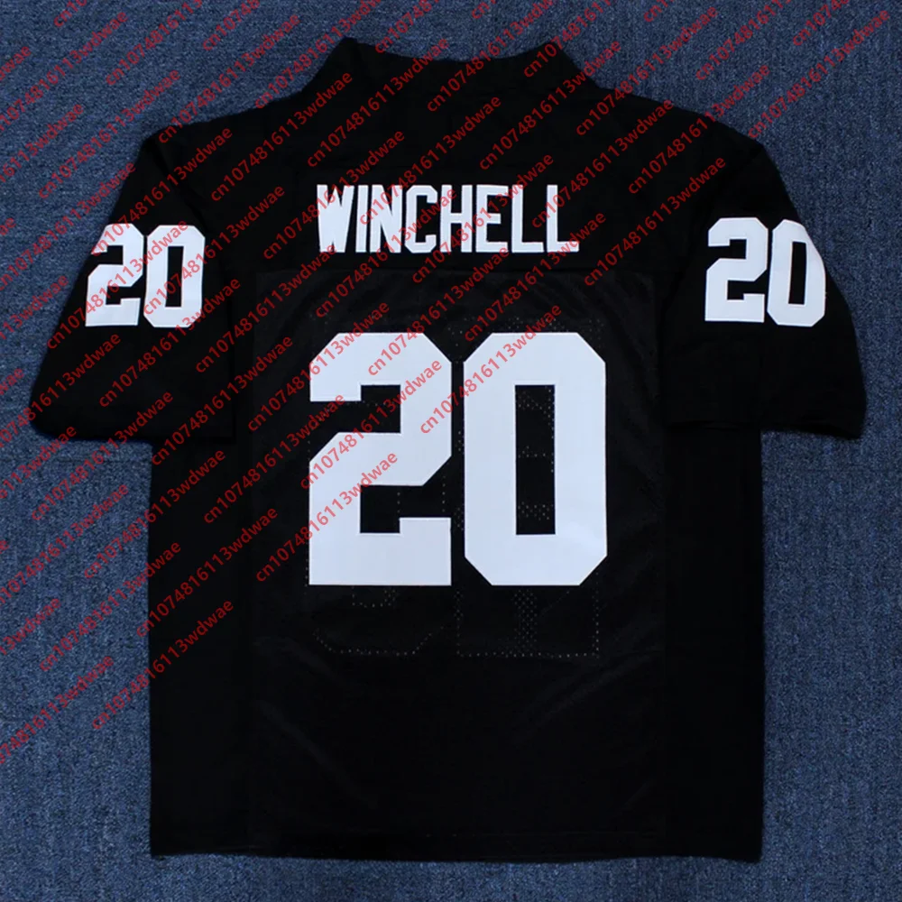 Permian Winchell 20 Football Jersey Short Sleeve Friday Night Lights Movie Retro Sports Captain C Patch Vintage Streetwear Kid