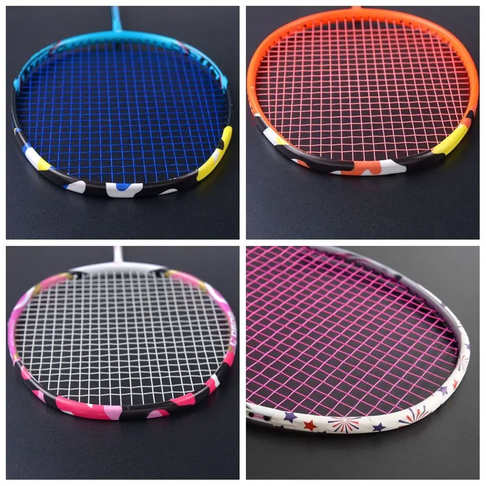 Tool Multi-color Badminton Racket Head Sticker 1.7*25cm Frame Protective Tape PU Sport Supplies Racquet Frame Protector Sticker