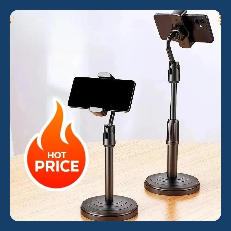 

Hot Selling Multi-Angle Adjustable Phone Stand Desktop Lazy Holder for Live Streaming Photography Watching Shows