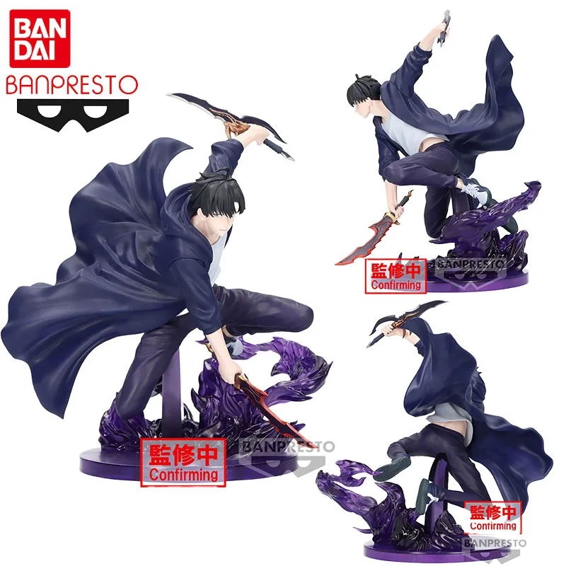 Bandai Genuine Banpresto Solo Leveling Anime Figure ESPRESTO-Excite Motions-1 Sung Jin-woo Action Toys for Boys Girls Gift Model