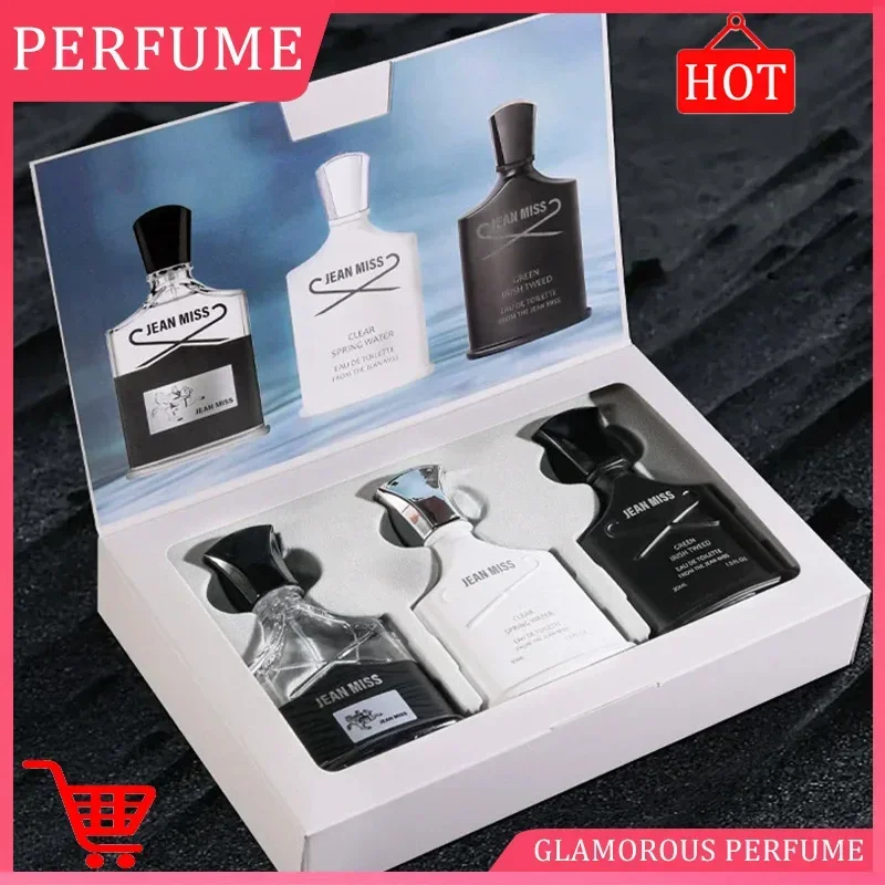 

Perfumes Fresh Natural 90ml Perfume Men Gift Box 3pcs Set Lasting Cologne Scent Perfumy Charming Man Perfumes Hombres Originales