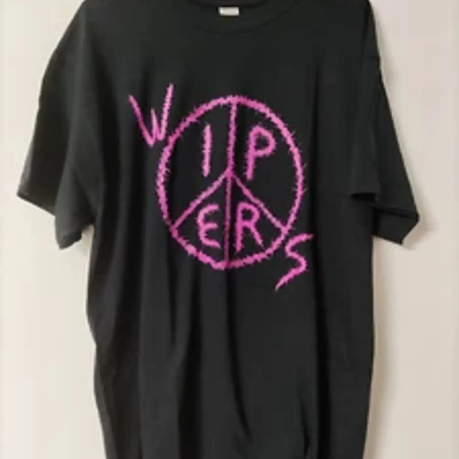 Wipers T Shirt punk dead moon husker du flipper  vintage Washed Top For Everyday Wear Slightly homme graphic Stylish streetwear