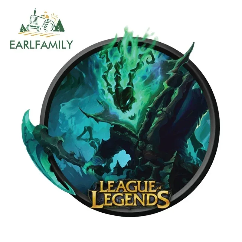 EARLFAMILY لشعار LOL ملصقات سيارات التخييم الأصلية ملحقات السيارة للثلاجة ملصق جرافيتي مقاوم للماء ديكور إبداعي #6