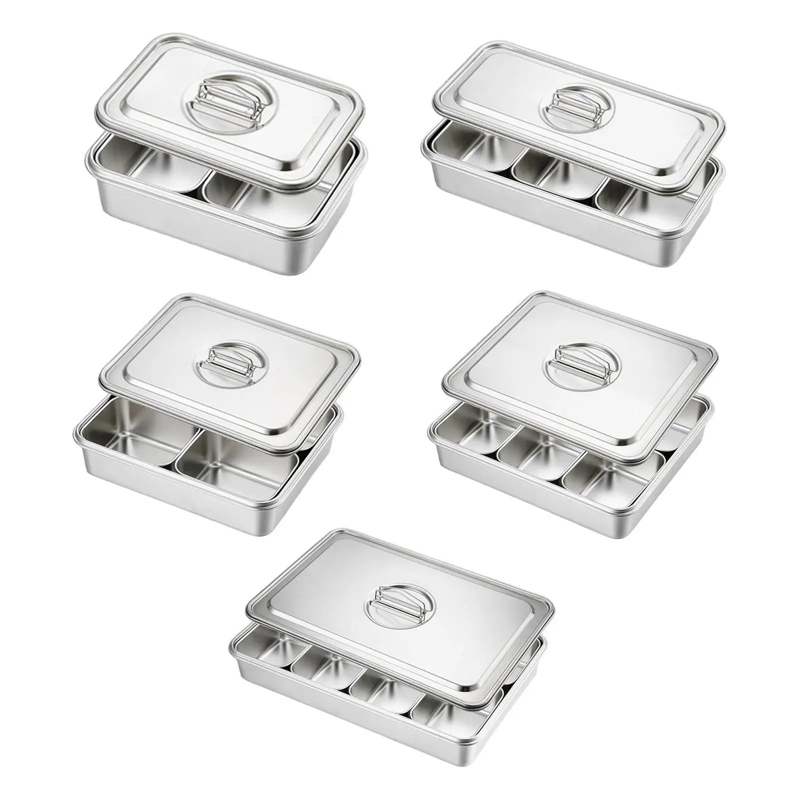 Stainless Steel Chafing Dish Buffet Set with Lid Rectangular Food Pan Warmer for Catering Banquet Party Serving