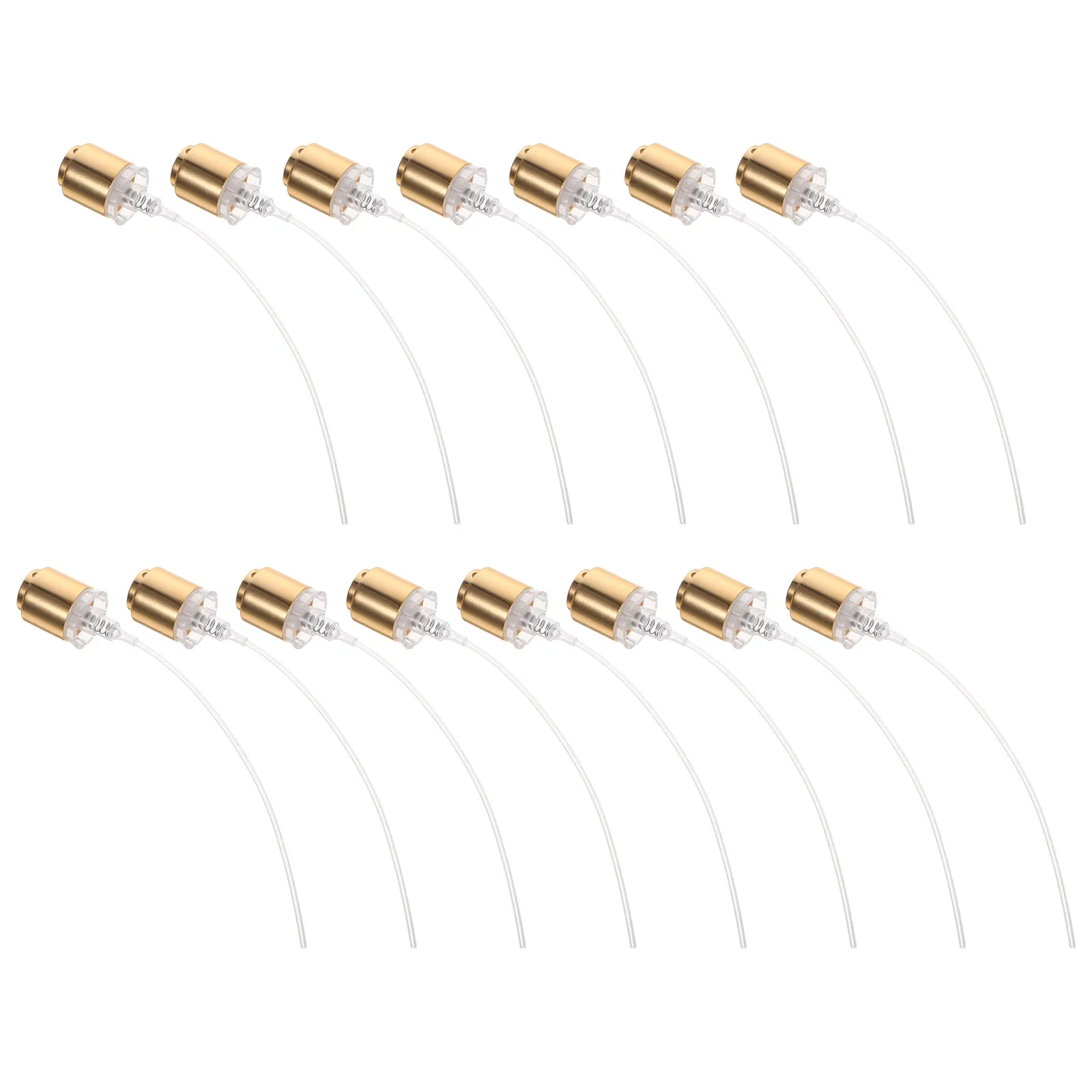 

15Pcs Perfume Spray Pump Head Universal Compatibility Enhanced Seal Structure Easy Clip on Installation Perfume Bottle Nozzle