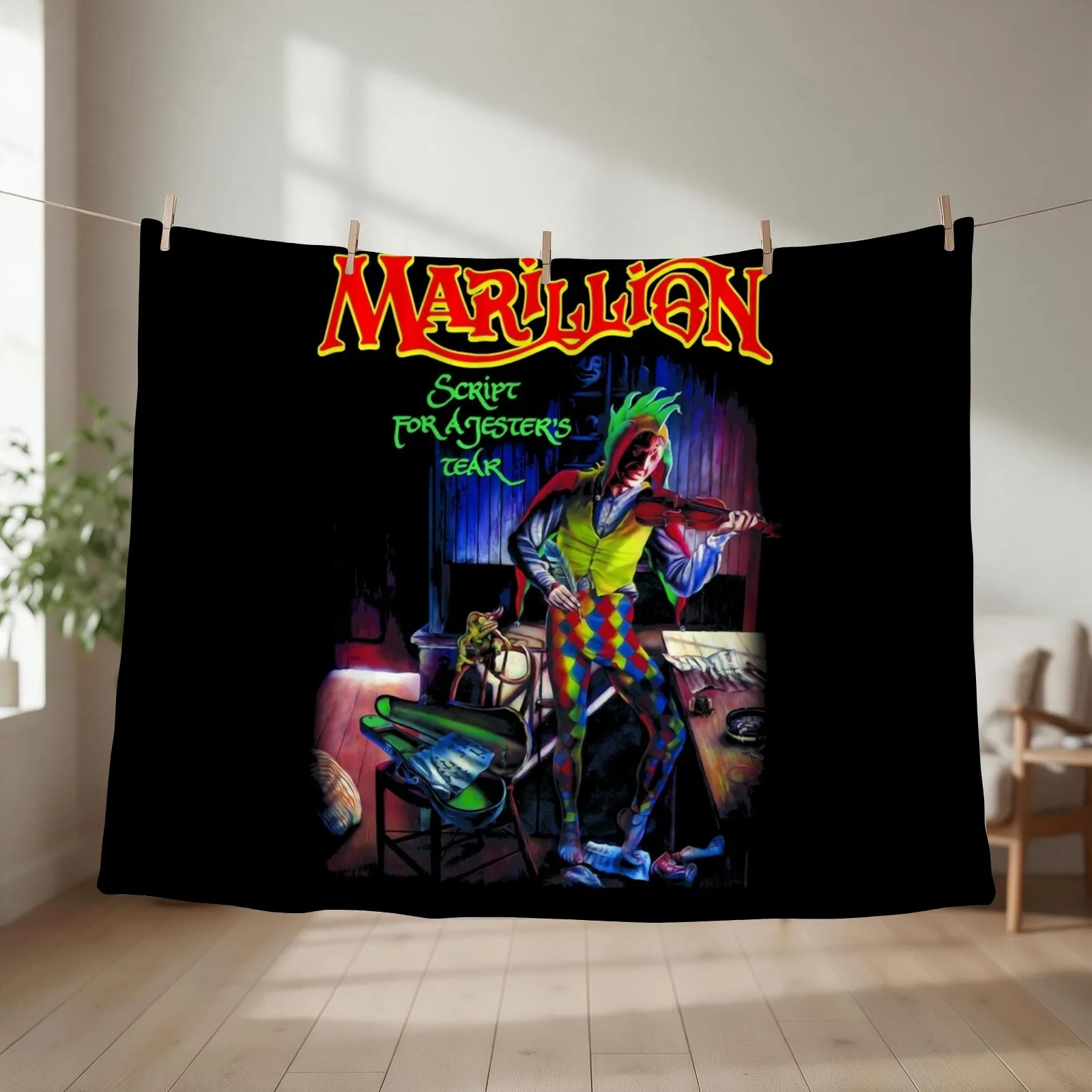brithis rock MARILLION Essential Throw Blanket couch cozy soft plush fuzzy picnic outdoor blanket
