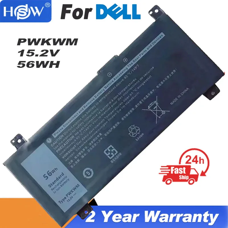 

New PWKWM 56Wh Battery for Inspiron 14-7466 14-7467 14-7000 Series P78G 0M6WKR