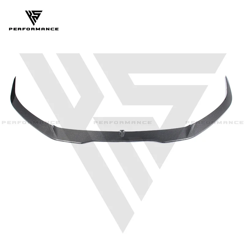 

High Quality PT Style Dry Carbon Fiber Car Accessories Bumper Lower Front Lip For Ferrari F8 Carbon Diffuser