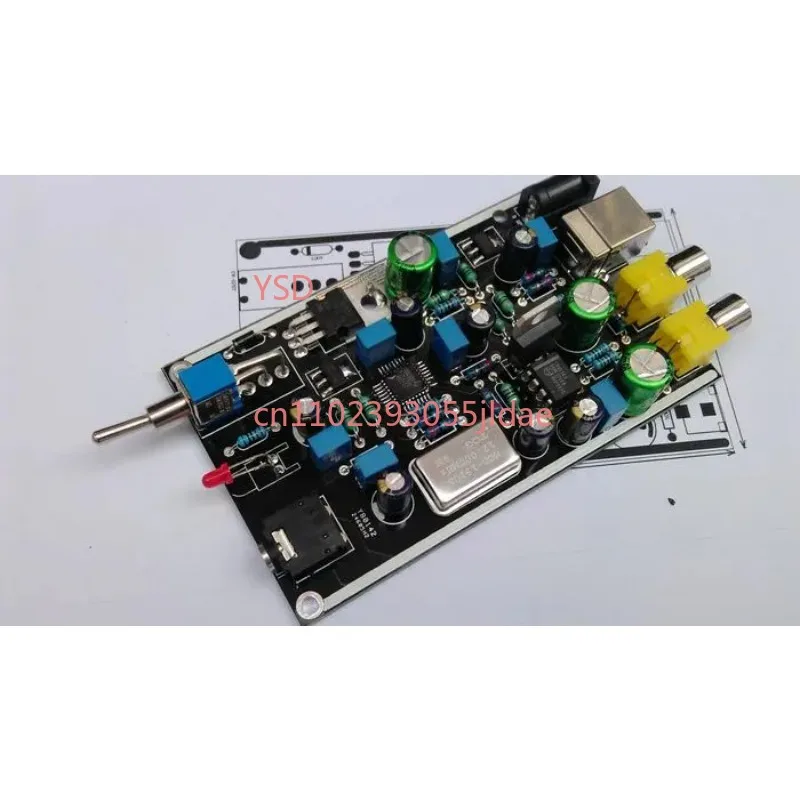 

HiFi TDA1543 DAC Decoder, USB PCM2706/2707 I2S Audio Interface