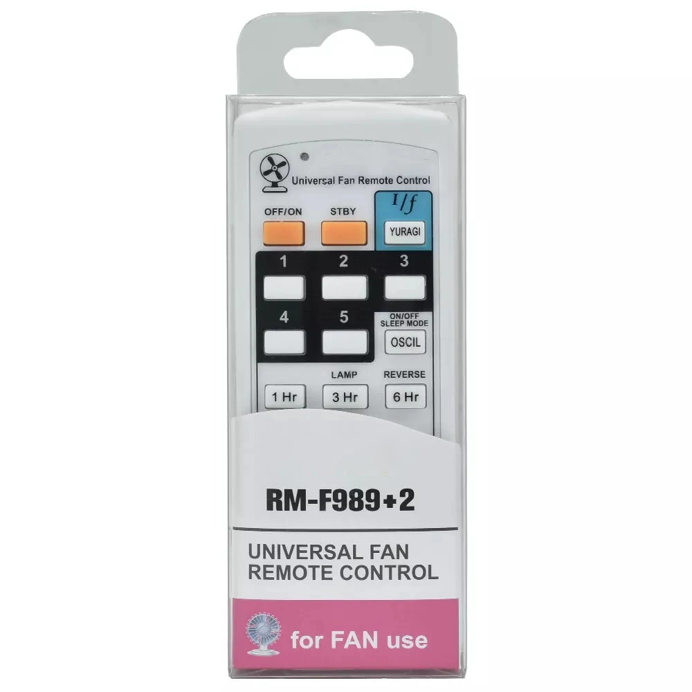 New RM-F989+2 Universal For Ceiling Fan Wall Fan Remote control