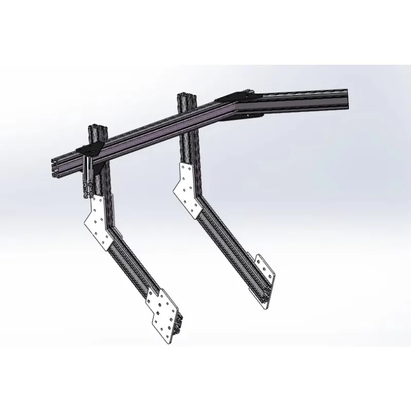 Single Screen Monitor TV Mount For Sim Racing Cockpit 32 Inch Monitor Arm TV Stand Floor Support For Racing Simulator Rig