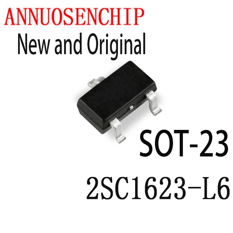 100PCS New And Original SOT-23 2SC1623 L6 NPN Silicon Epitaxial Transistors 2SC1623-L6