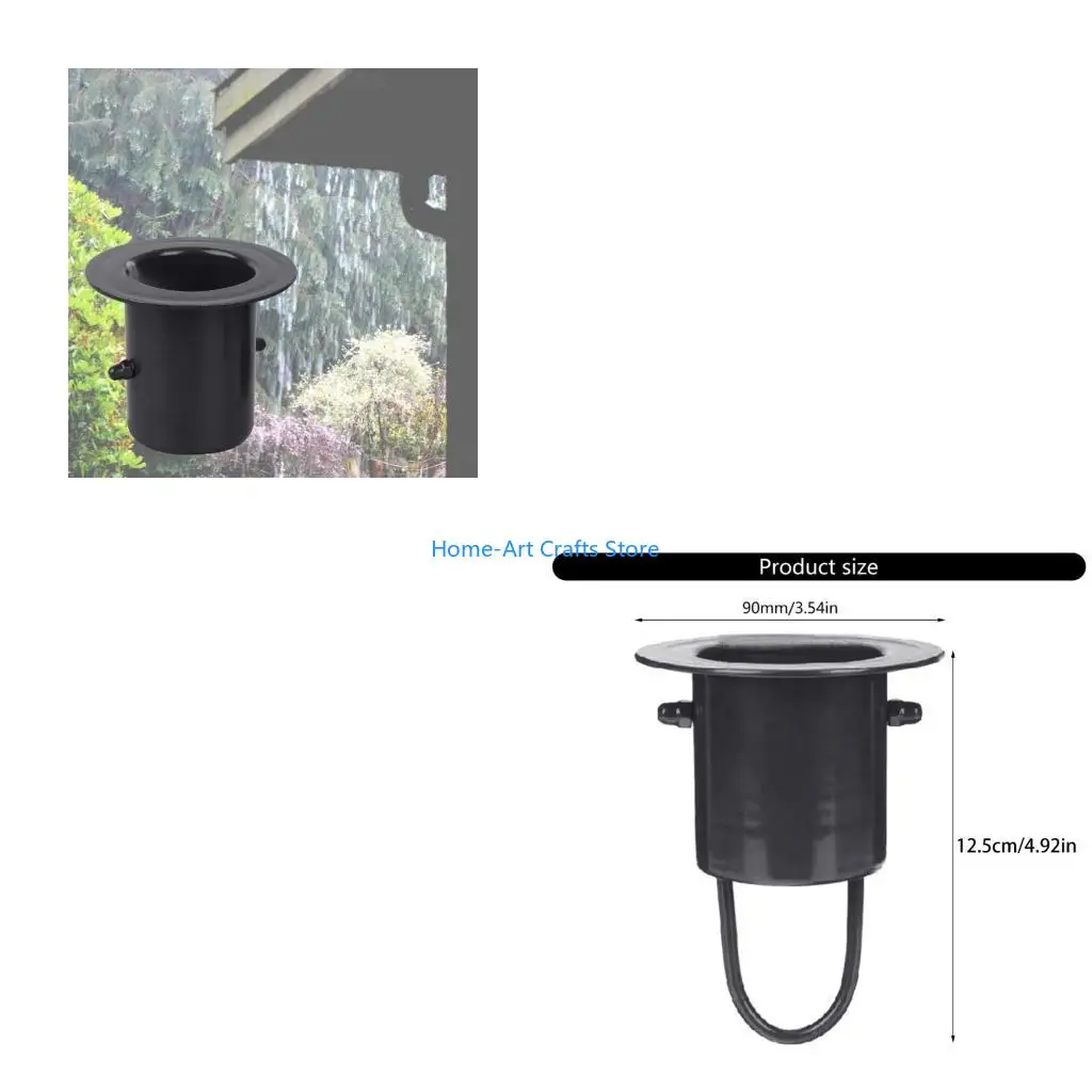 

Y3NA Mountable Hook Rainwater Catcher for Secure Hanging and Water Management