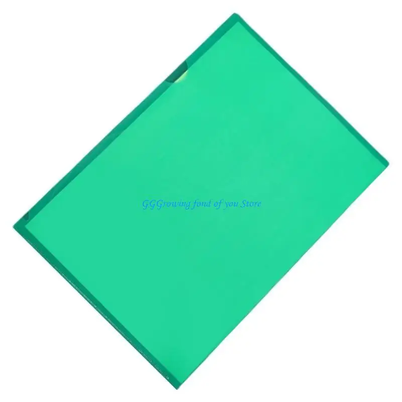 

H9EB 6 Colors L Shaped Folder Presentation Folder A 4 Plastic Sleeves for Office