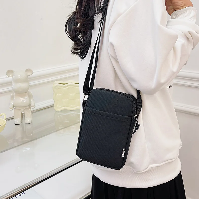 New Fashion Mobile Phone Bag Women\'s Messenger Bag All-match Mini Small Crossbody Bag Hanging Neck Coin Purse Vertical Handbag