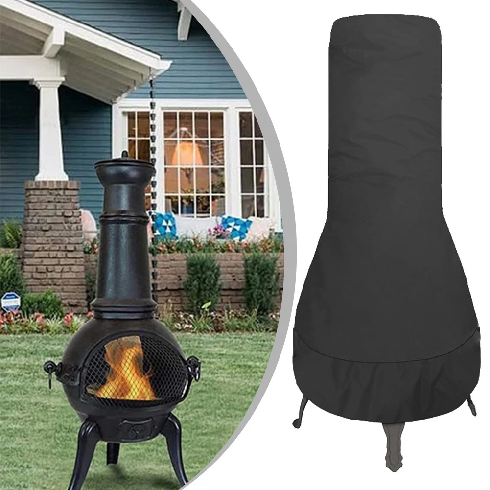 

All-Season Cover Chiminea Cover Compact Storage Design Heat-Resistant Cover Garden D cor For Most Chiminea Models